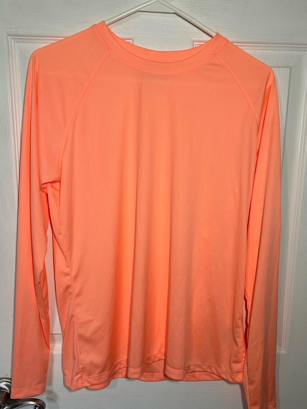 Columbia PFG Omni Shade Long Sleeve Tee Size Large Peach/Coral fishing active